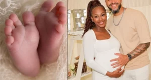 Alexandra Burke and her husband