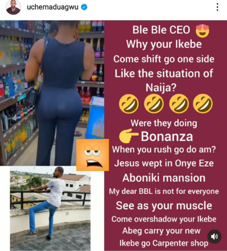 Blessing Okoro's Butt Surgery Was Poorly Done - Uche Maduagwu 2 Uche Maduagwu