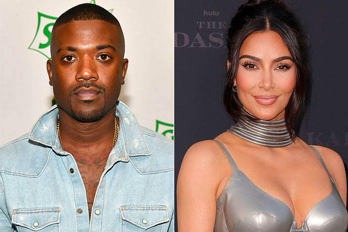 Ray J and Kim Kardashian