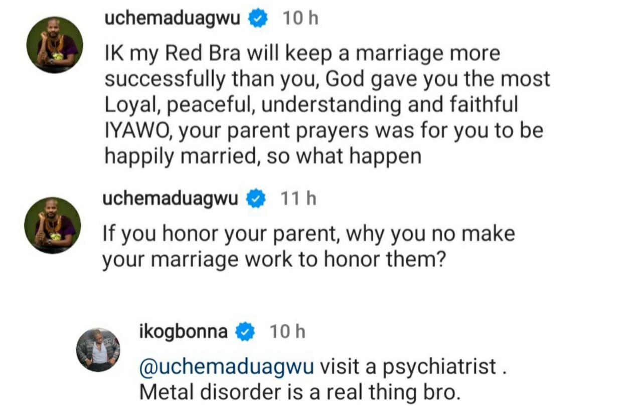 Uche Maduagwu Needs Mental Care - IK Ogbonna 2 Ik Ogbonna