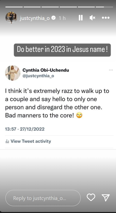 It Is Rude To Greet One Person And Disregard The Other - Cynthia Obi-Uchendu 2 Cynthia Obi-Uchendu