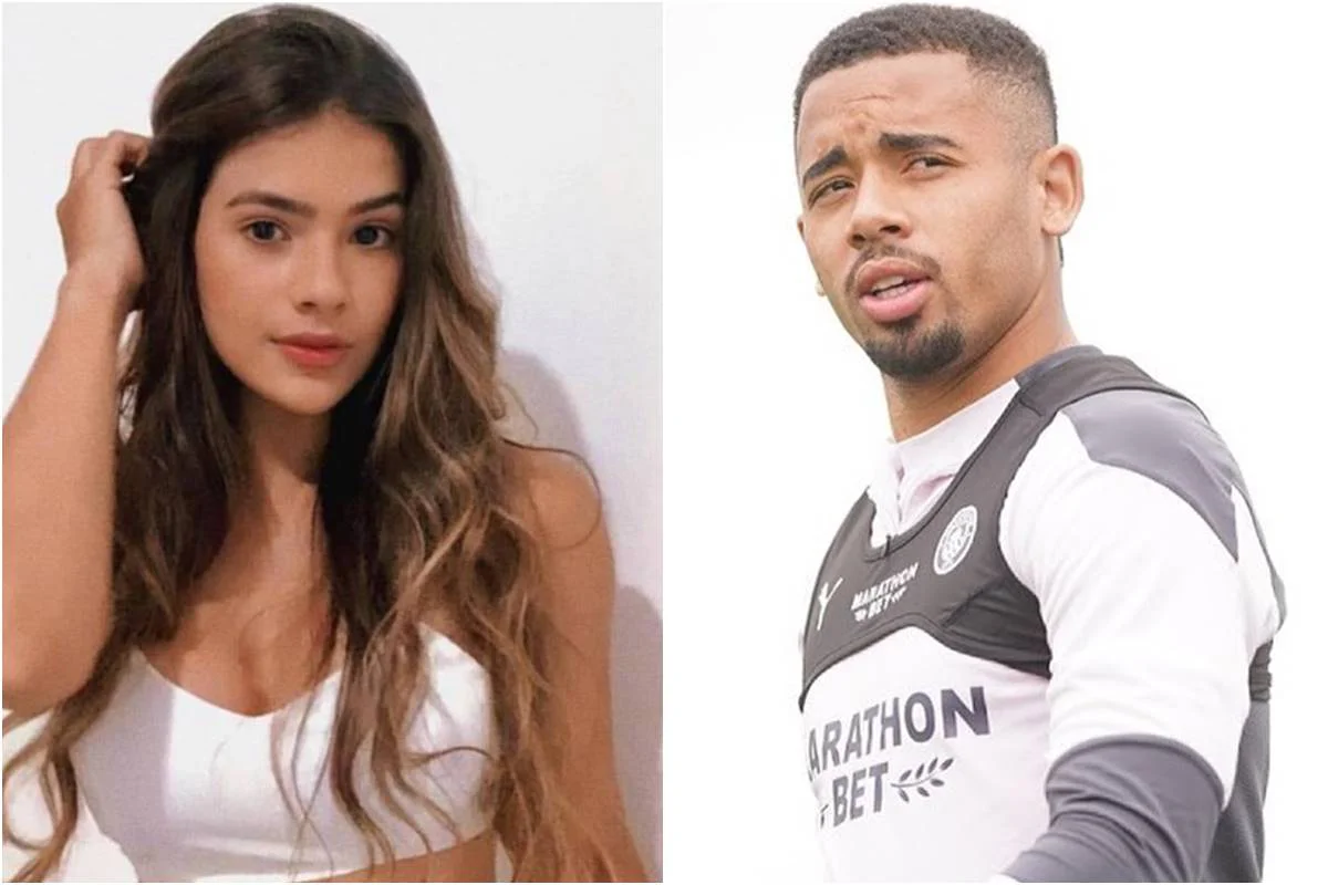 Gabriel Jesus and Raiane Lima