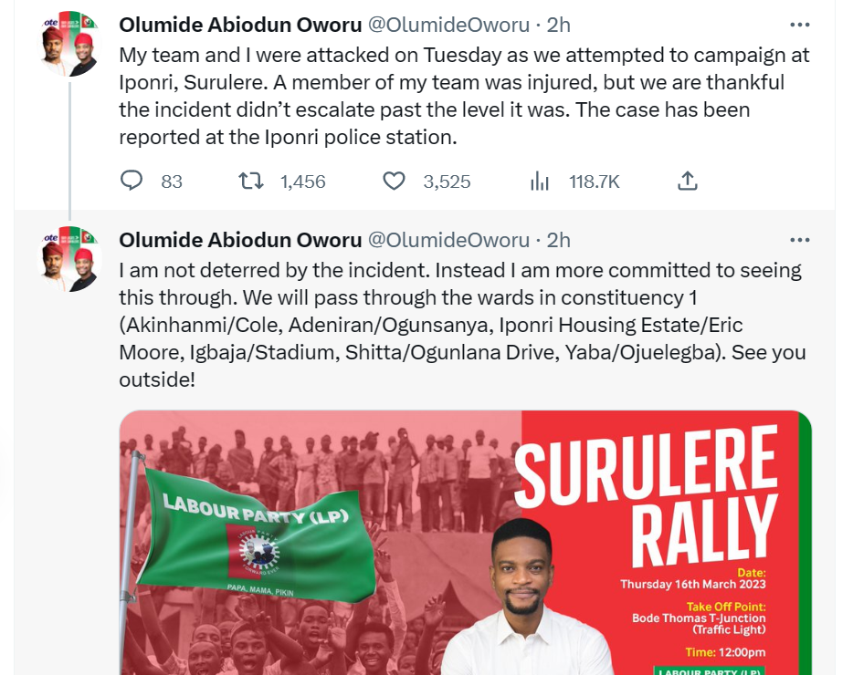 I Refuse To Be Deterred By The Attack On Me During My Campaign - Olumide Oworu 2 Olumide Oworu