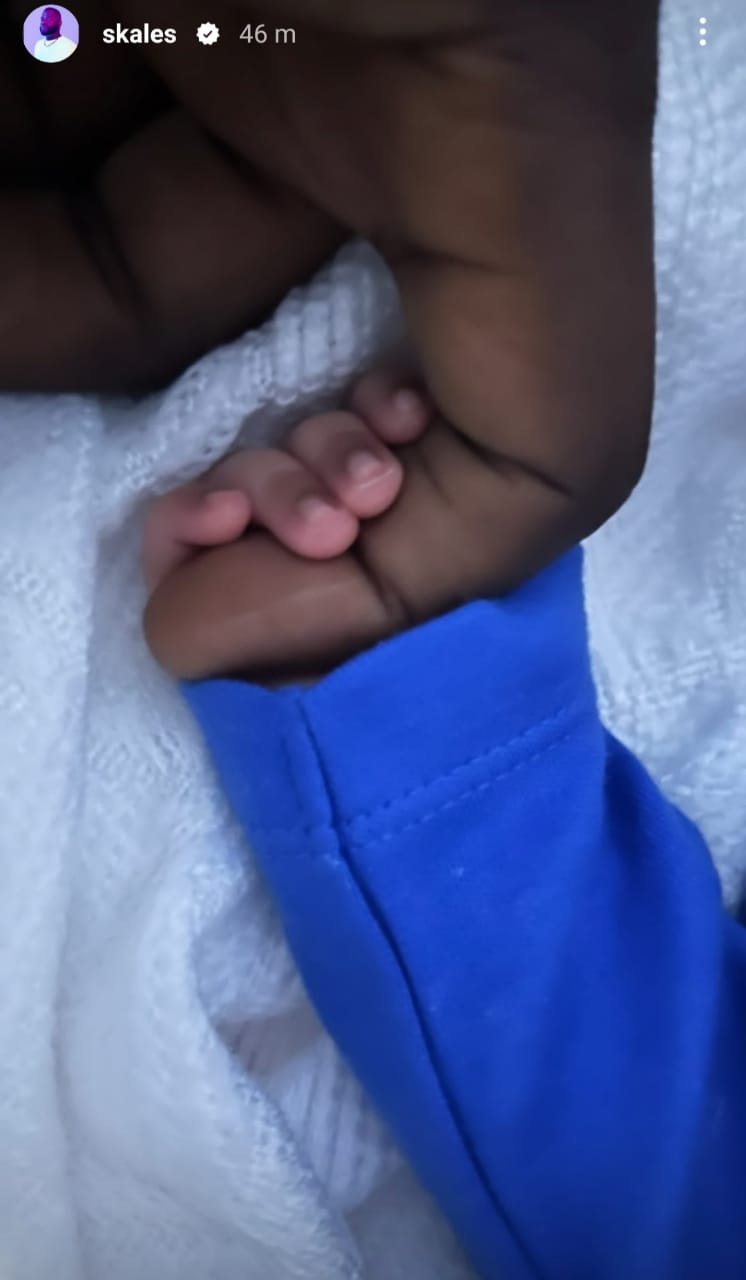 Skales, Wife Welcome Baby Girl 2 Skales