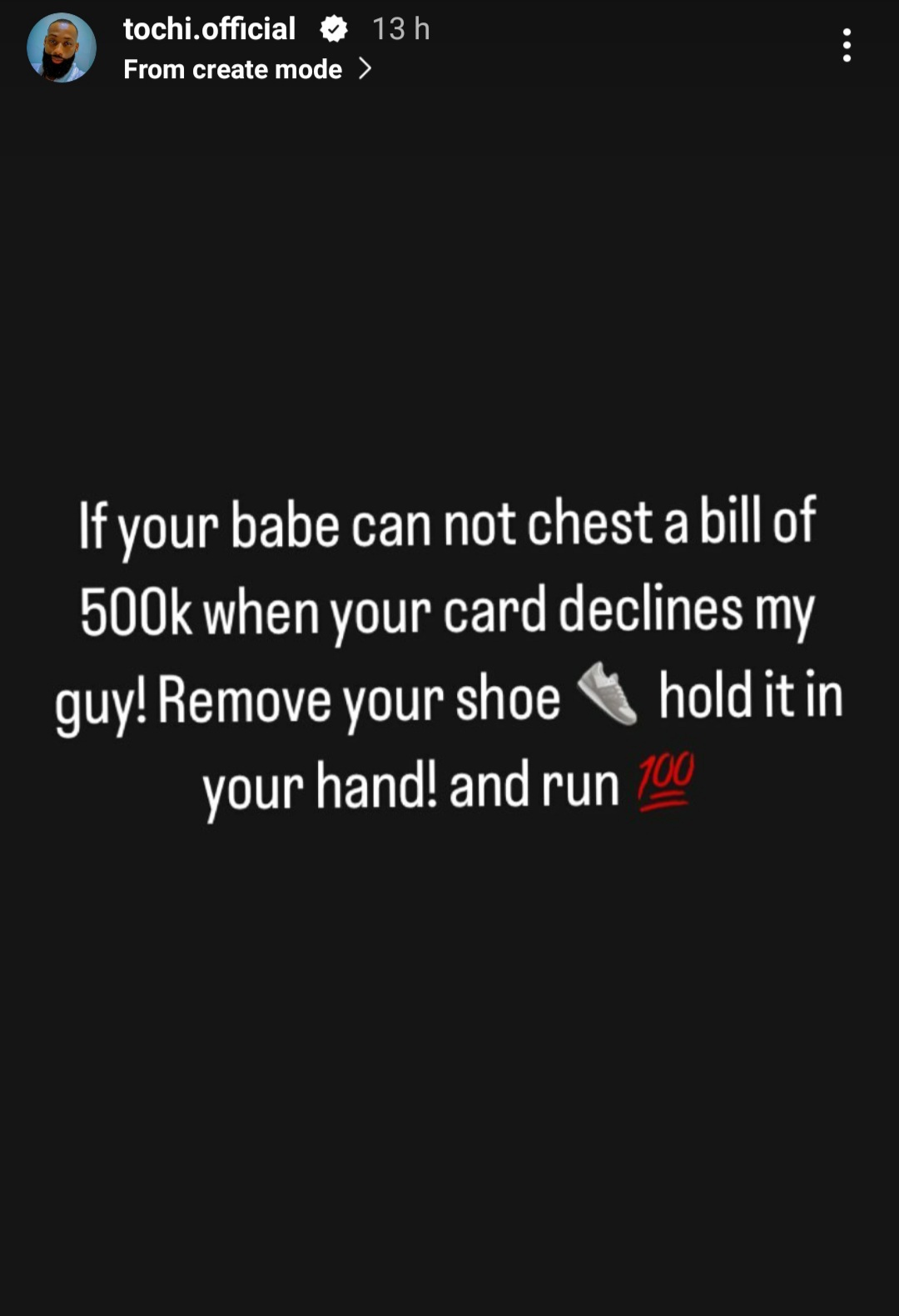 Avoid Girlfriends Who Won’t Pay Your Bill When Your Card Has Issues - Tochi 2 BBNaija Tochi
