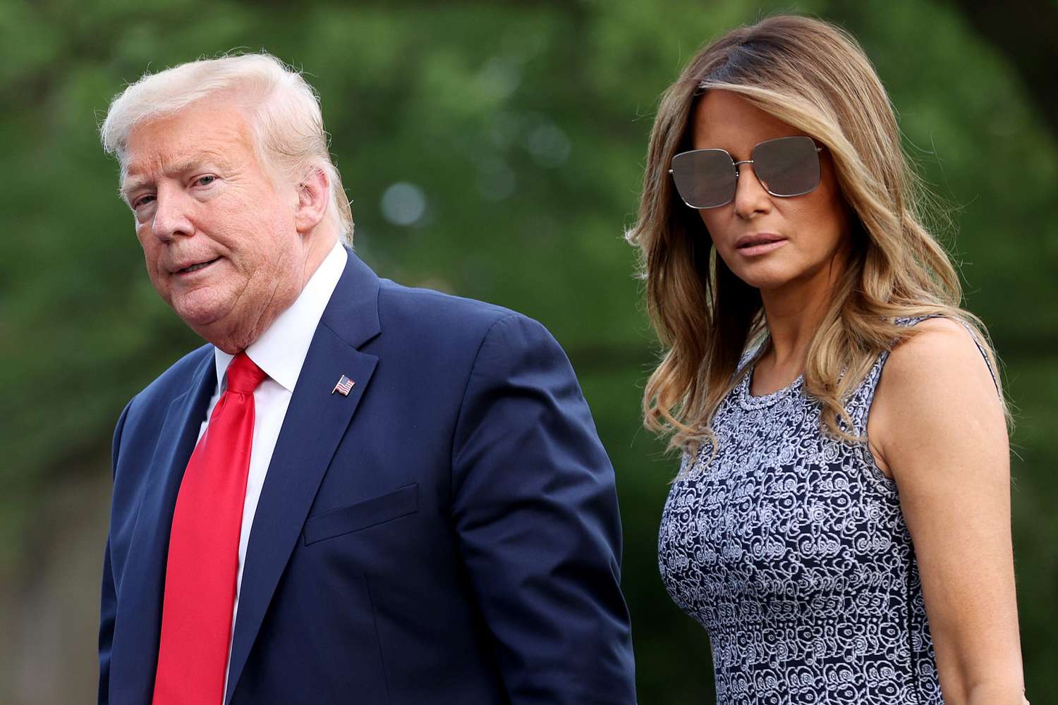 Melania Trump and Donald Trump