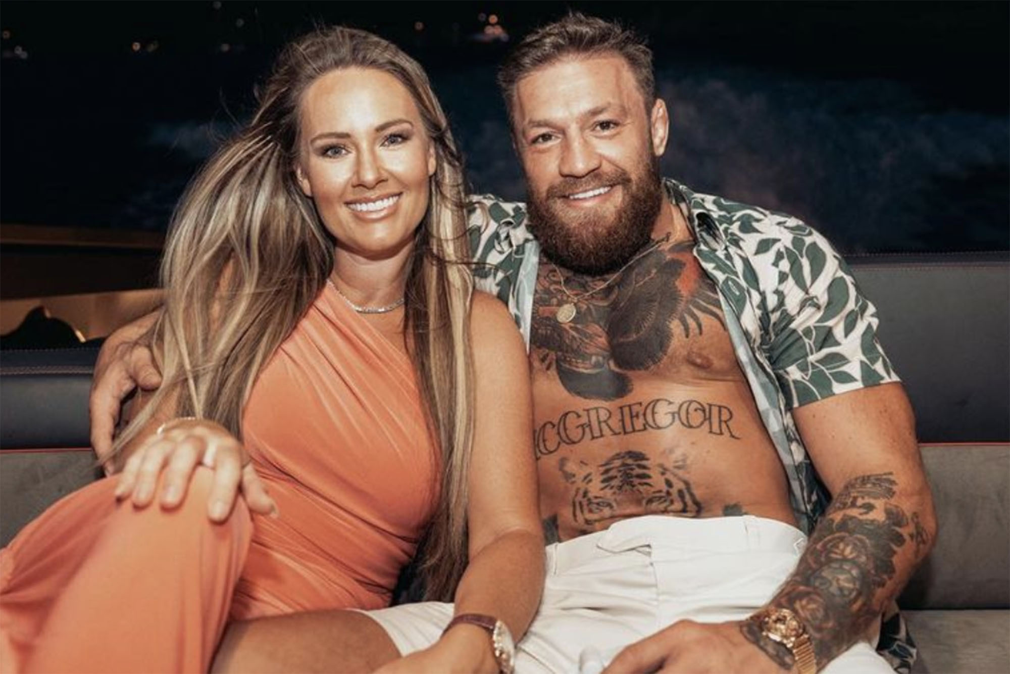 Conor McGregor and wife