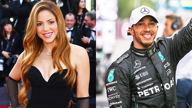 Shakira and Lewis Hamilton