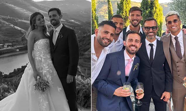 Bernardo Silva's wedding