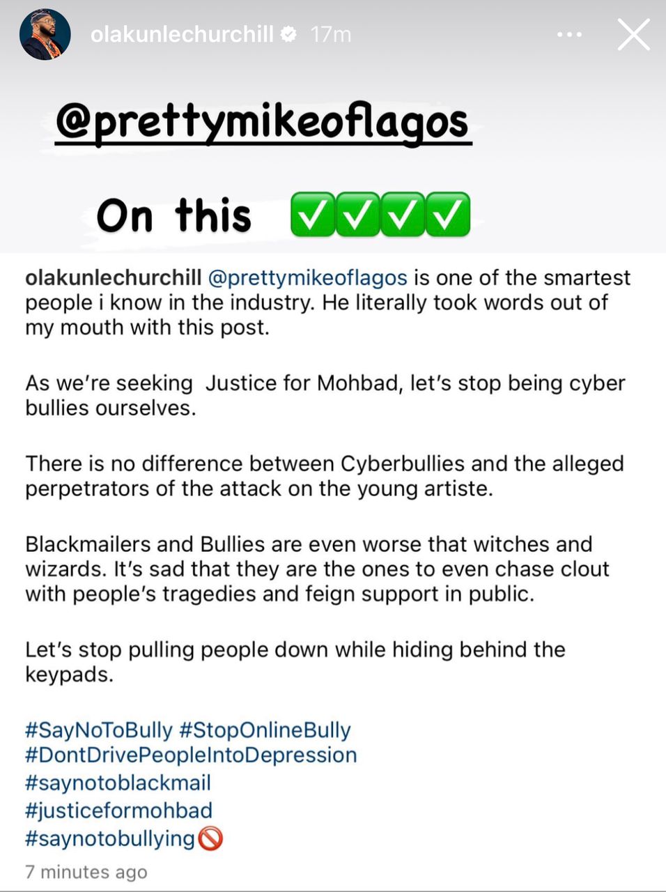 Blackmailers And Bullies Are Also Chasing Clout With Mohbad’s Death - Olakunle Churchill 2 Olakunle Churchill