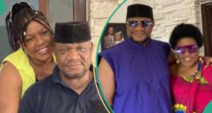 Alex Usifo and his wife