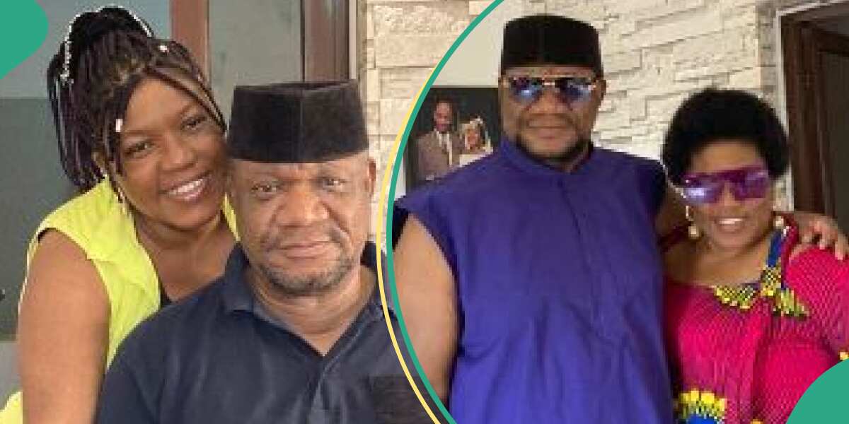 Alex Usifo and his wife