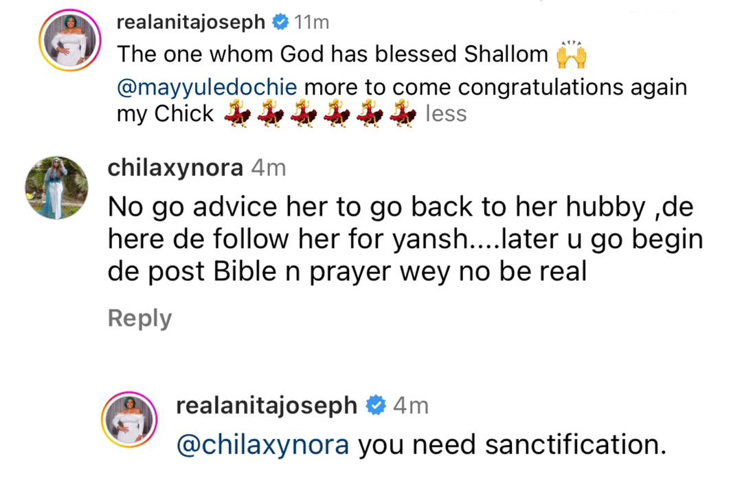 You Need Sanctification If You Think I'll Be The One To Reunite Yul And May Edochie - Anita Joseph 2 Anita Joseph