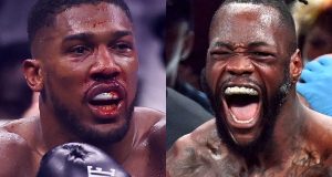 Anthony Joshua and Deontay Wilder