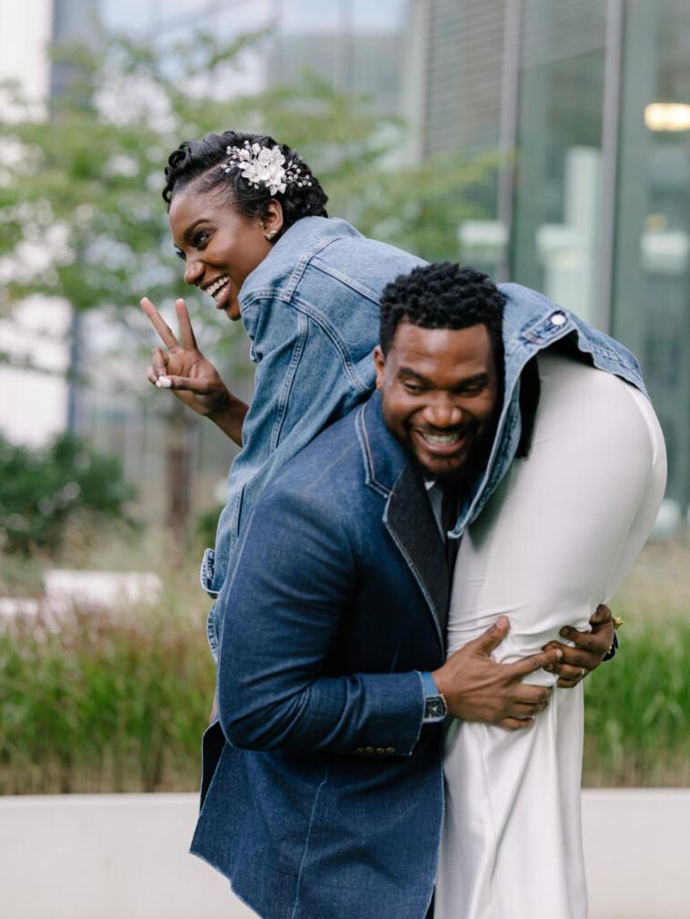 Kunle Remi and his wife, Tiwi