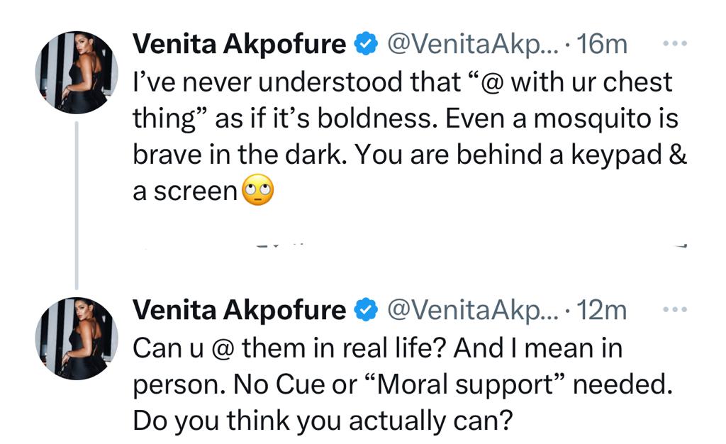 Pretending To Be Who You're Not On Social Media Won't Translate To Real Life - Venita Akpofure 3 Venita Akpofure