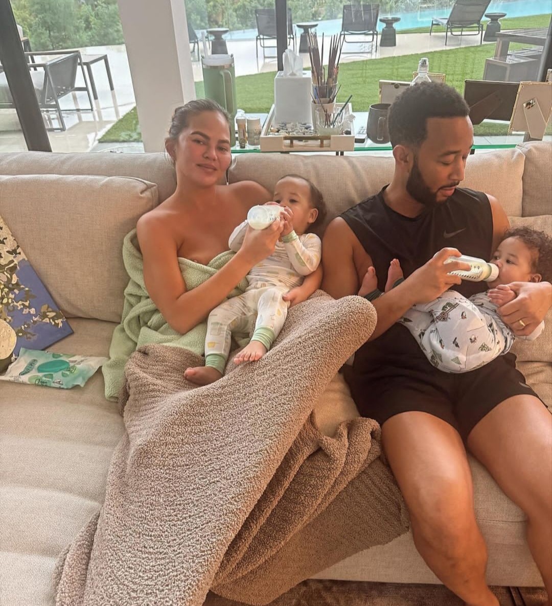 Chrissy Teigen and John Legend