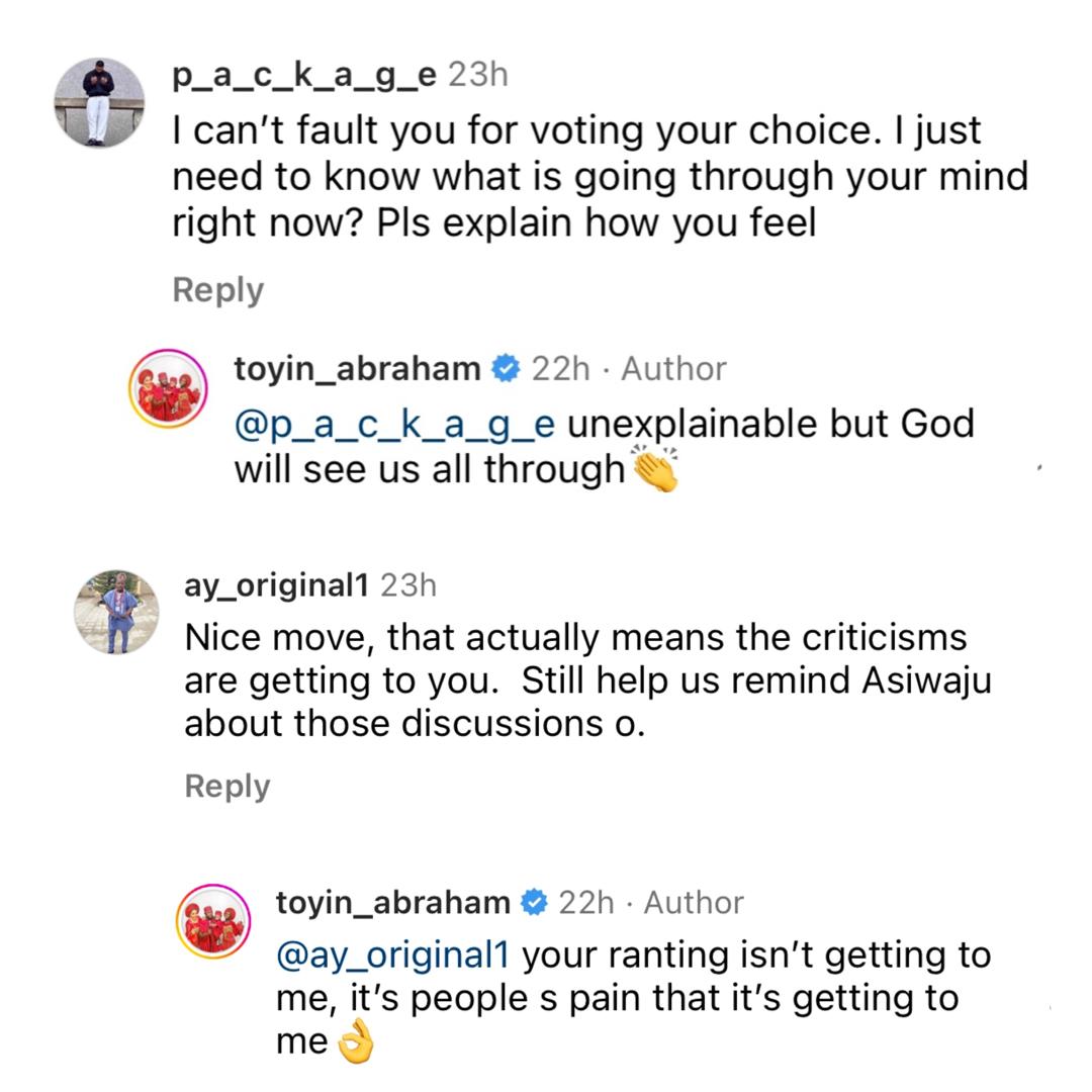 The Pain Of Nigerians Amid The Hardship Is Getting To Me - Toyin Abraham 2 Toyin Abraham