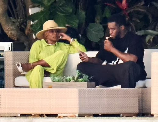Diddy and his mother