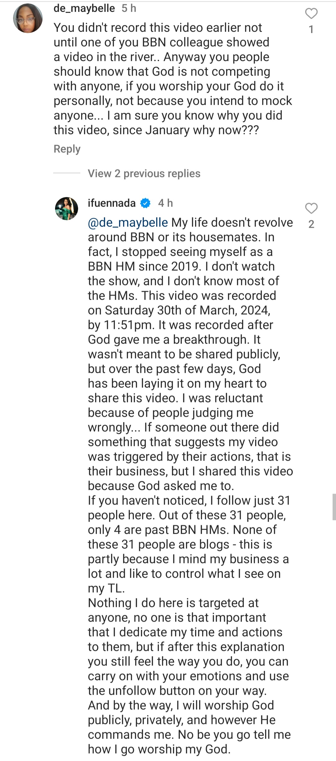 I Haven't Watched BBNaija Since I Was On The Show - Ifu Ennada 2 Ifu Ennada