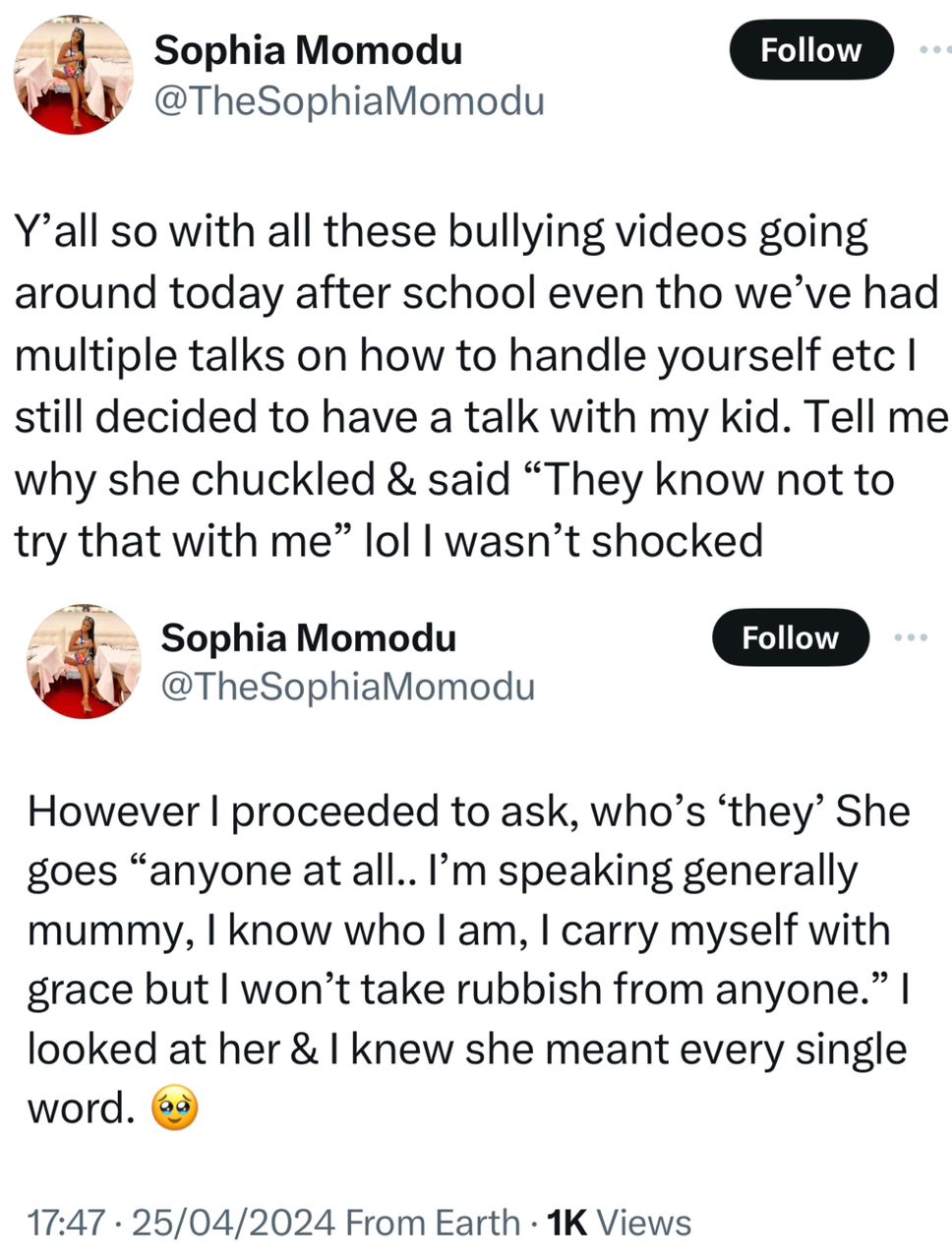 Sophia Momodu