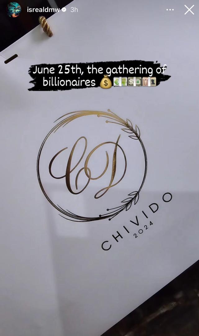 Davido's Wedding Ceremony Will Bring Billionaires Together - Israel DMW 2 Israel DMW