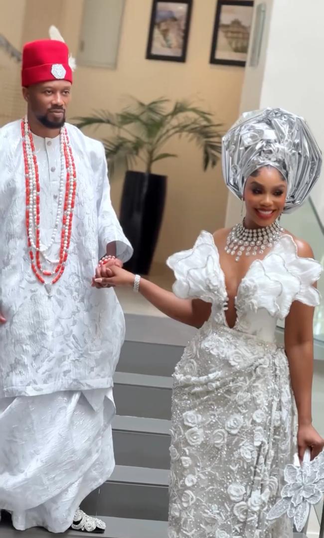 Sharon Ooja and her husband