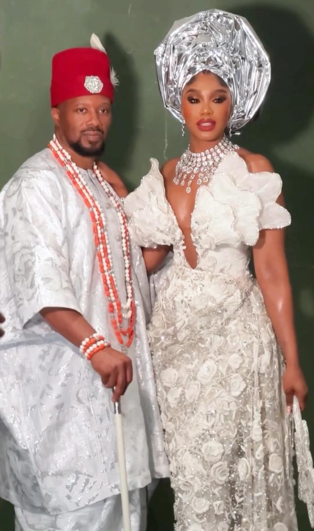 Sharon Ooja and her husband