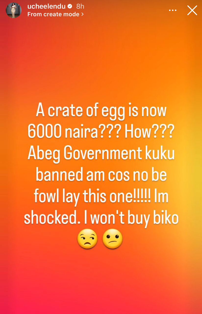 I Can't Understand How A Crate Of Egg Is N6,000 - Uche Elendu 2 Uche Elendu