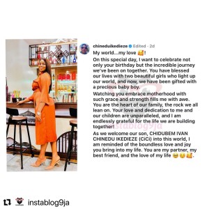 My New Wife Has Embraced Motherhood With Grace – Chinedu Ikedieze 2 Chinedu Ikedieze