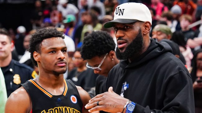 Lebron James and his son