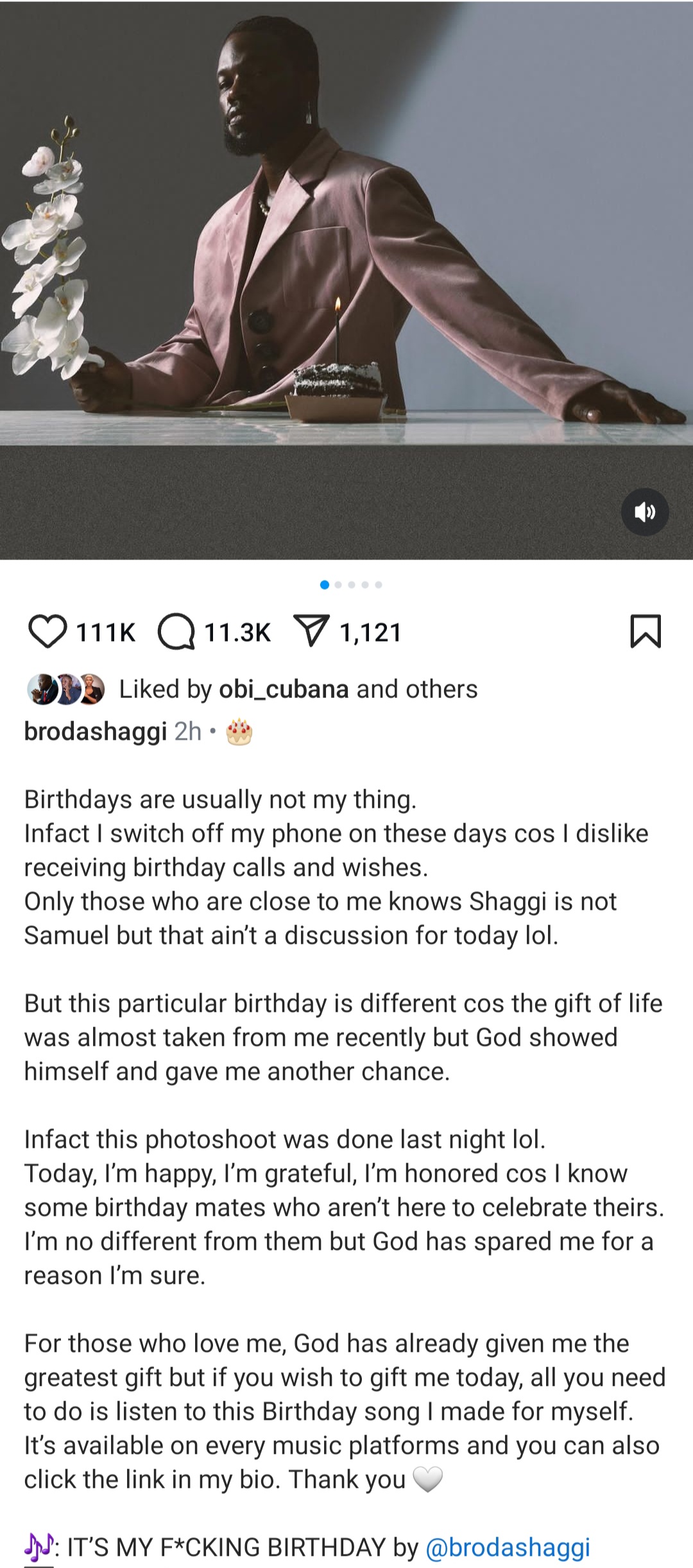 I'm Very Lucky To Still Be Alive - Broda Shaggi 2 Broda Shaggi