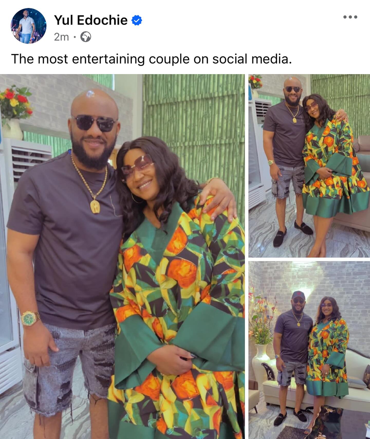 Judy And I Are The Most Entertaining Couple Online - Yul Edochie 2 Yul Edochie and Judy