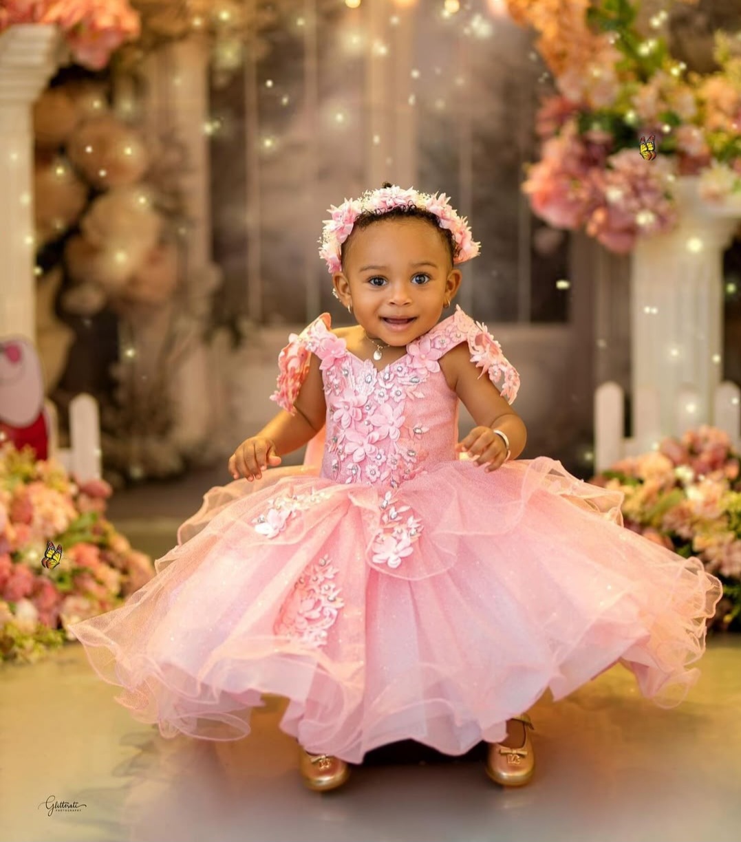 Olakunle Churchill, Wife Celebrate Their Daughter On Her 1st Birthday 2 Olakunle Churchill and Rosy Meurer’s daughter
