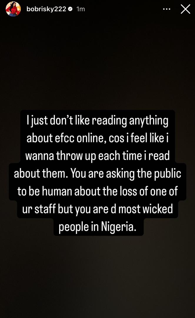 EFCC Officials Tried To Make Me Snitch On Papaya – Bobrisky 2 Bobrisky