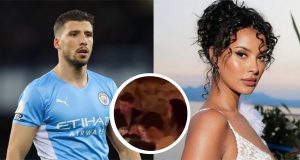 Maya Jama and Ruben Dias