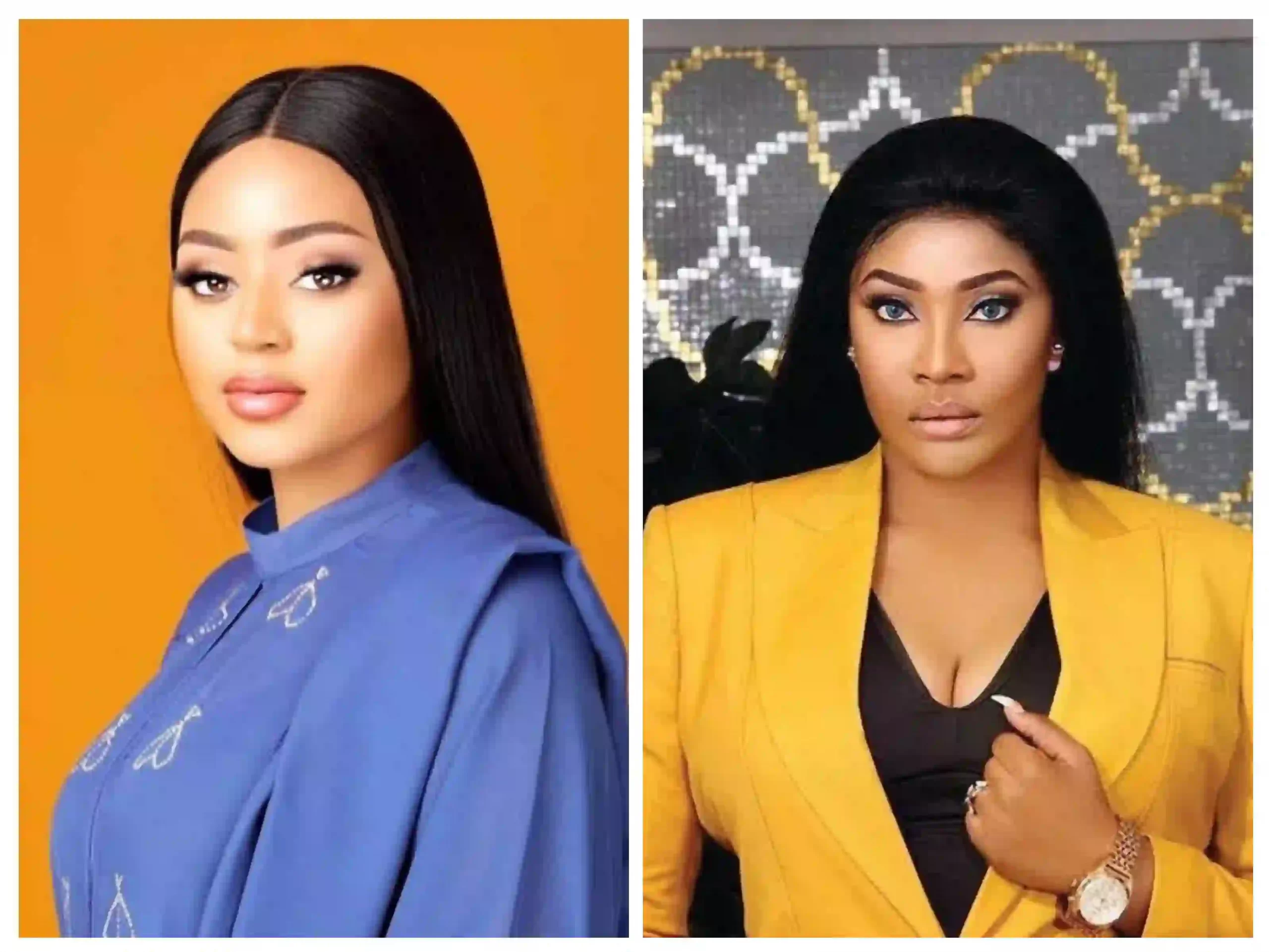 Angela Okorie and Regina Daniels