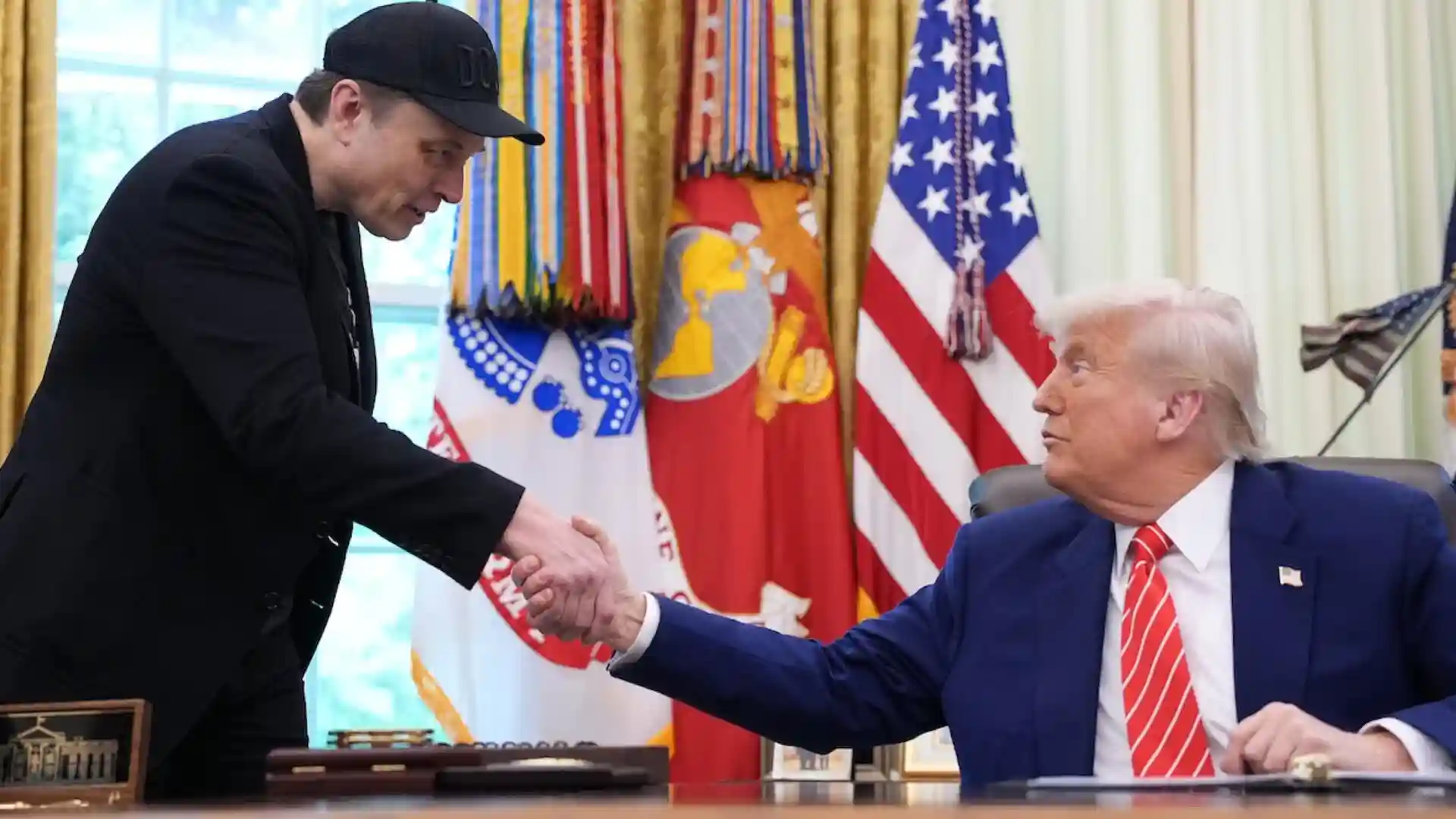 Elon Musk and Donald Trump 