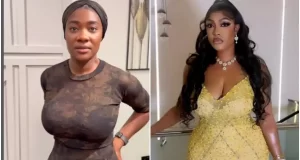 Mercy Johnson and Angela Okorie