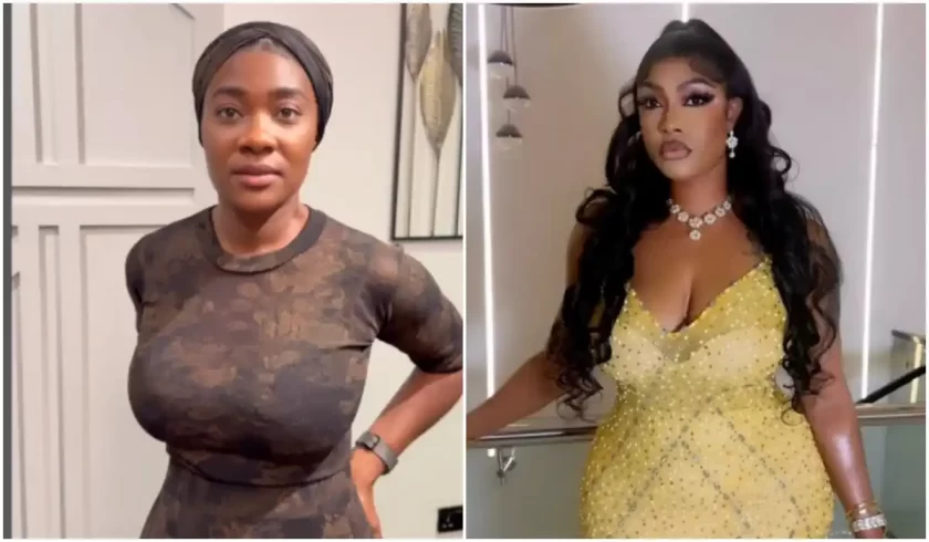 Mercy Johnson and Angela Okorie