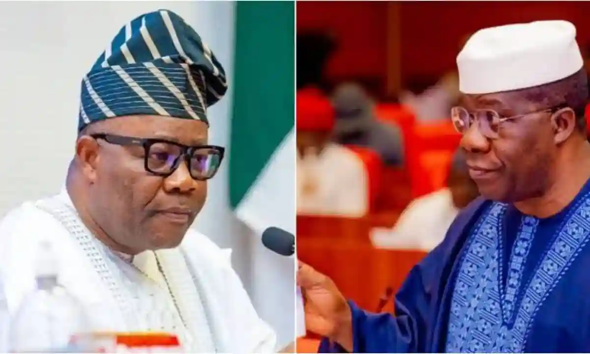 Godswill Akpabio and Opeyemi Bamidele