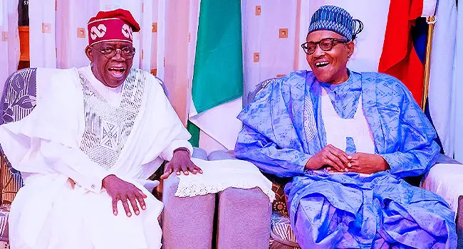 Bola Tinubu and Muhammadu Buhari