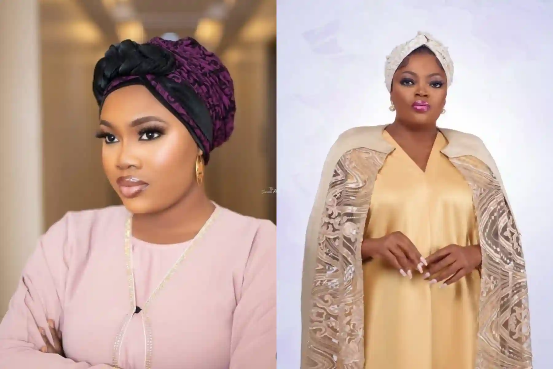 Debbie Shokoya and Funke Akindele