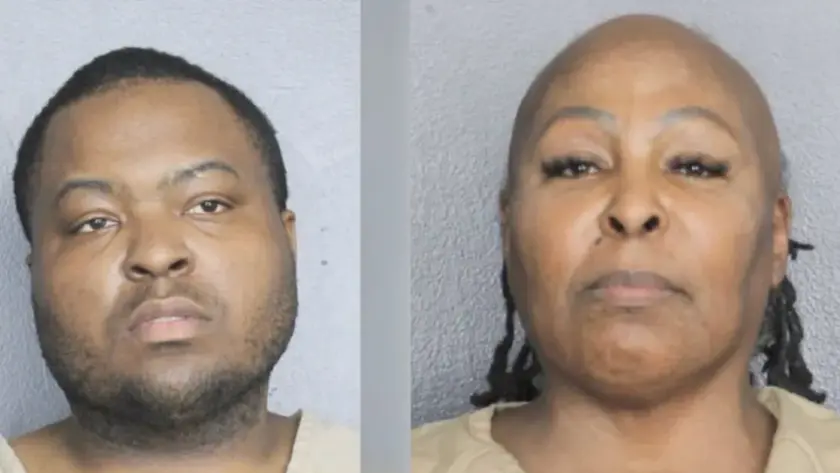Sean Kingston and his mother