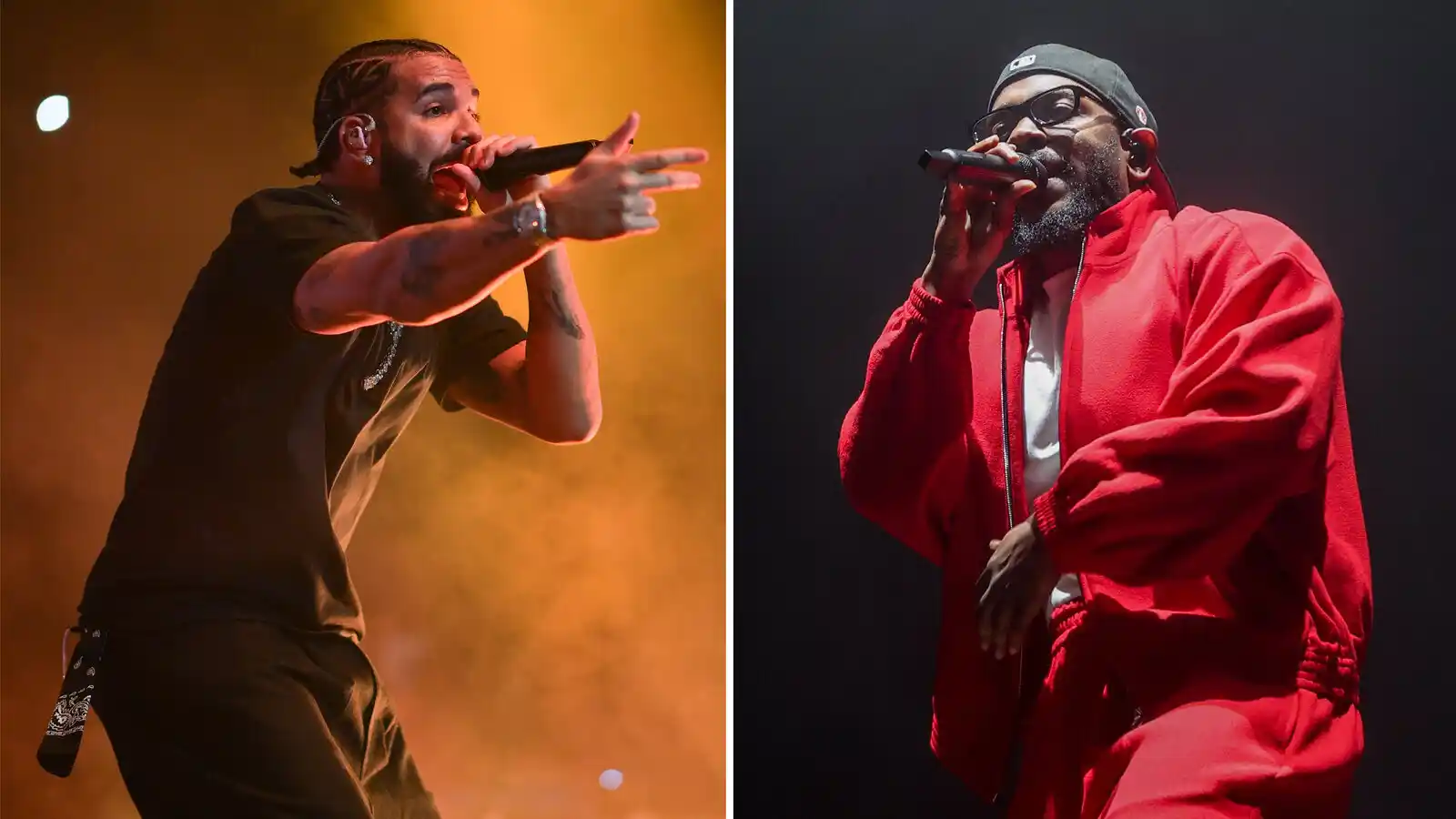 Drake and Kendrick Lamar