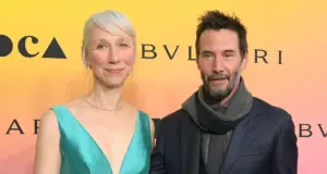 Keanu Reeves and Alexandra Grant