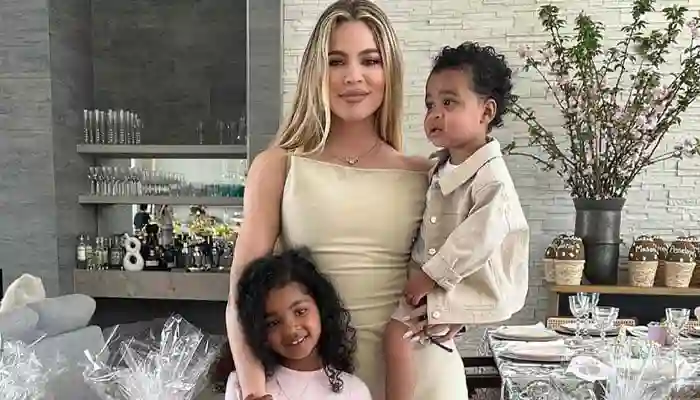 Khloe Kardashian and her kids