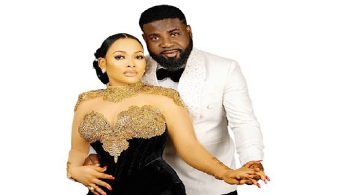 Lanre Makun and his wife