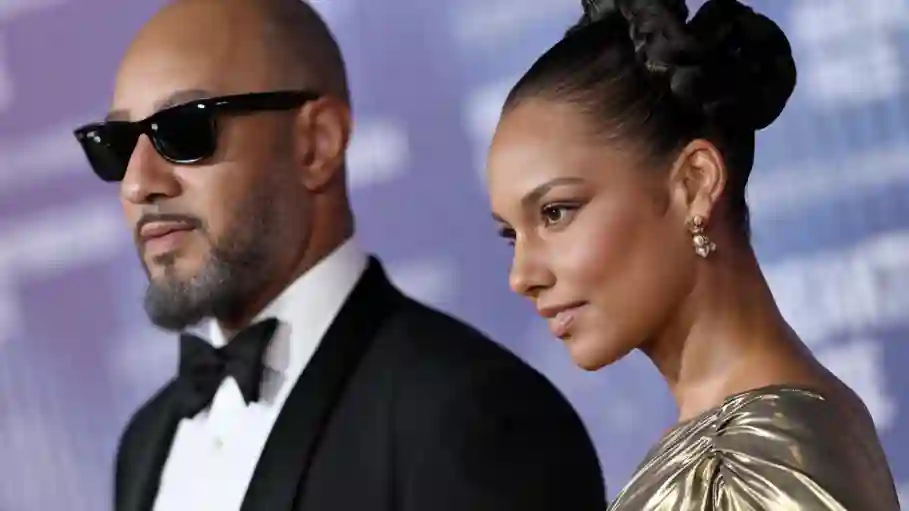 Swizz Beatz and Alicia Keys 