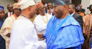 Atiku Abubakar and Oba Rashidi Ladoja